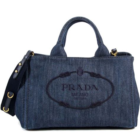 prada shopper bag price|prada denim tote bag.